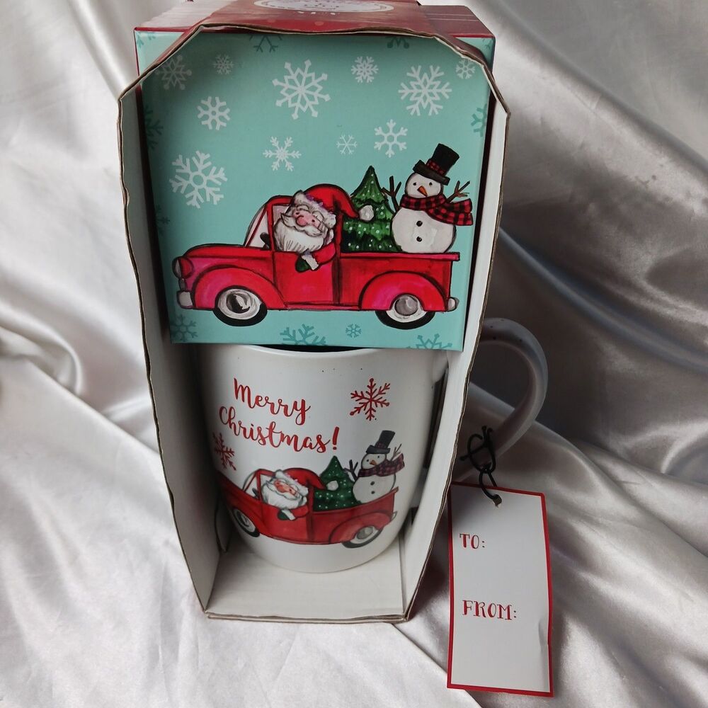 PEPPERMINT & PINE MERRY CHRISTMAS MUG AND PUZZLE SET